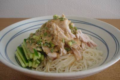 バンバンジーそうめん