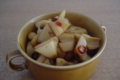 れんこんの酒いり