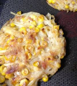 ツナとコーンのハッシュドポテト