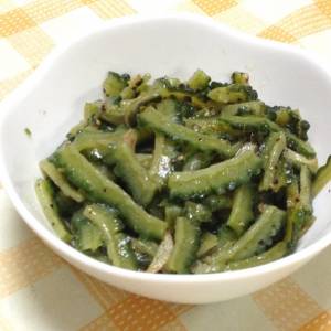 ゴーヤーパワー蒸し