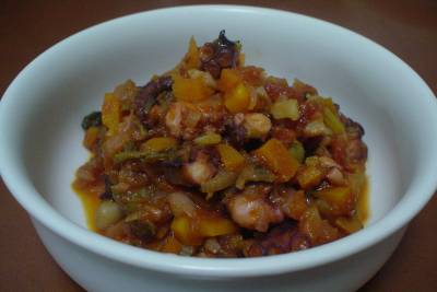 たこのトマト煮