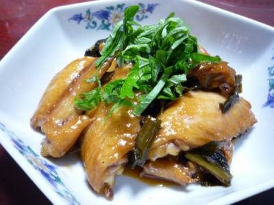 鶏手羽先の黒酢煮