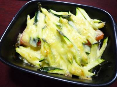 ズッキーニのチーズ焼き