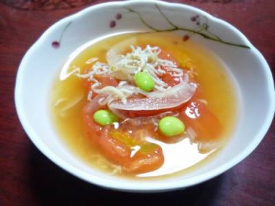 トマトの冷やし煮びたし