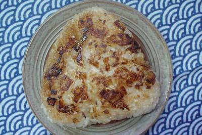 フライパン焼きおにぎり