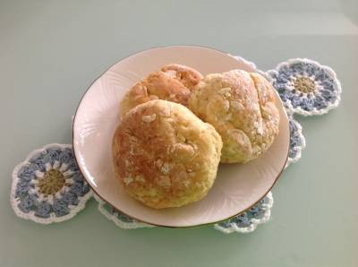 ヨーグルトでつくるスコーン
