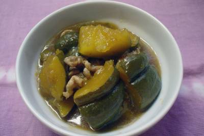 かぼちゃのそぼろ煮