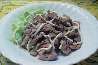 豚こまのしょうが焼き