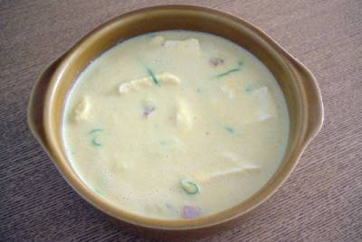 豆腐のコーンスープ