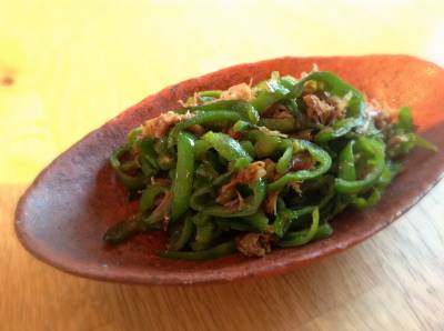 ピーマンのおかかきんぴら