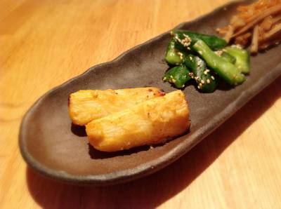 長芋のカレーみそ焼き