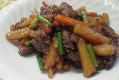 ジューシーゆで豚の甘辛煮