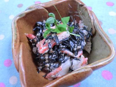 ひじきのごまマヨサラダ