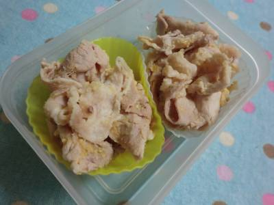 豚肉のみそあえ