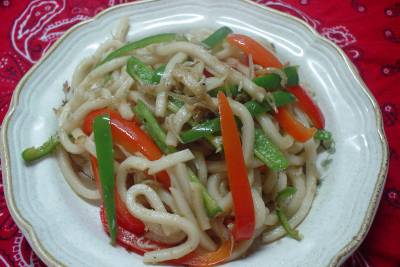 じゃこピーうどん