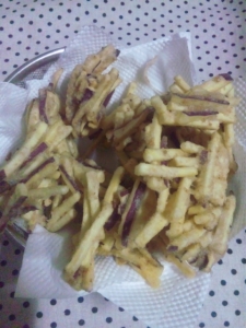 さつまいものかき揚げ