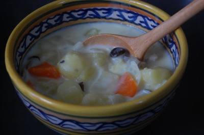 秋野菜のミルクシチュー