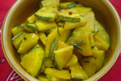 かぼちゃのにんにくソテー