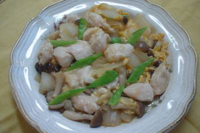 たまねぎたっぷり親子丼