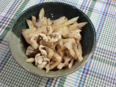 れんこんの塩きんぴら