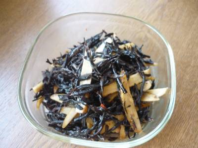 ごぼうとひじきのきんぴら