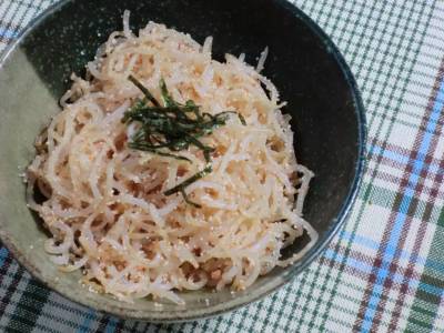 しらたきの明太子炒め