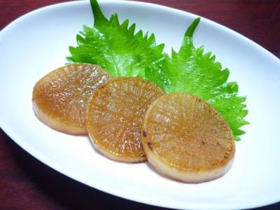 大根ステーキ生しょう油風味