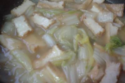 白菜と厚揚げのとろみ煮