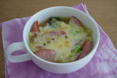 白菜のチーズ焼き