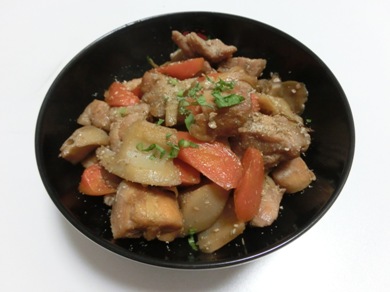 鶏肉とれんこんの田舎煮