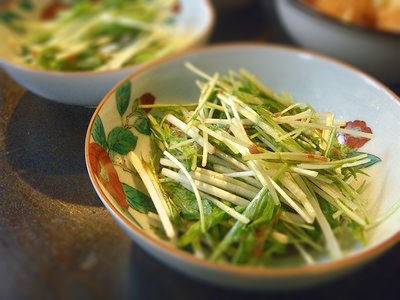 水菜の梅おかか