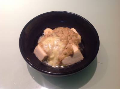 豆腐のツナグラタン