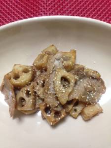 豚肉とれんこんの炒め煮