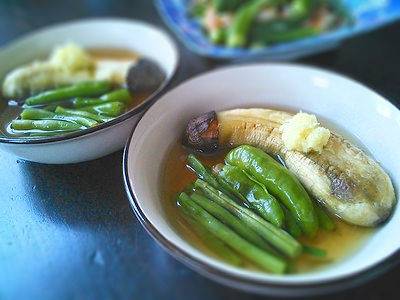 焼きなす入りのにゅうめん
