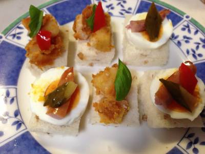 北欧式カナッペ