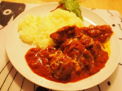 チキンのパプリカトマト煮