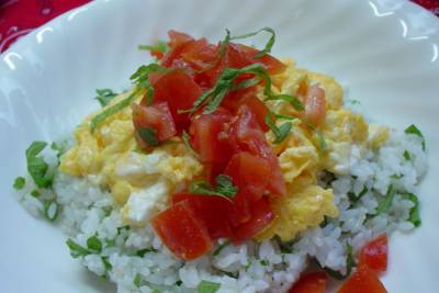 トロトロしそチーズオムライス