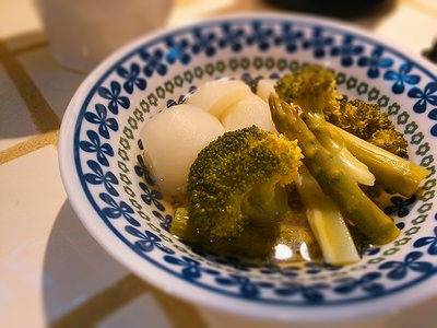 ブロッコリーとカリフラワーの2色おひたし