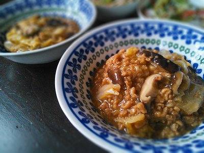 白菜とひき肉のうま煮