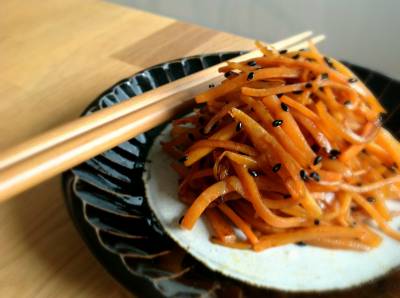 にんじんのごまきんぴら
