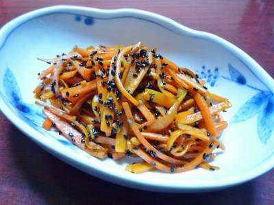 にんじんのごまきんぴら