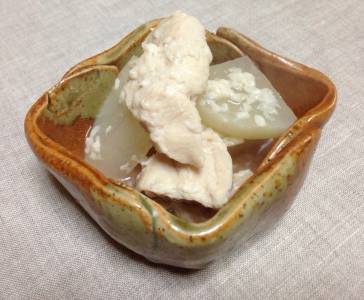 大根と鶏肉の甘酒煮