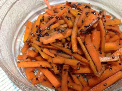 にんじんのごまきんぴら