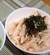 大根の明太マヨネーズサラダ