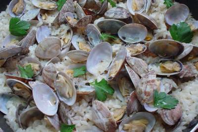 あさりのフライパンパエリア