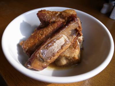 スペアリブの甘酢煮
