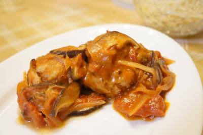 煮込み豆腐ハンバーグ