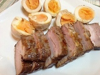 ゆで豚の香りづけ