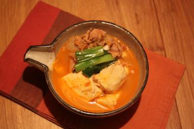 肉キムチ豆腐