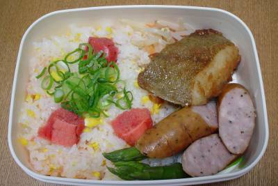 卵とじたらこご飯